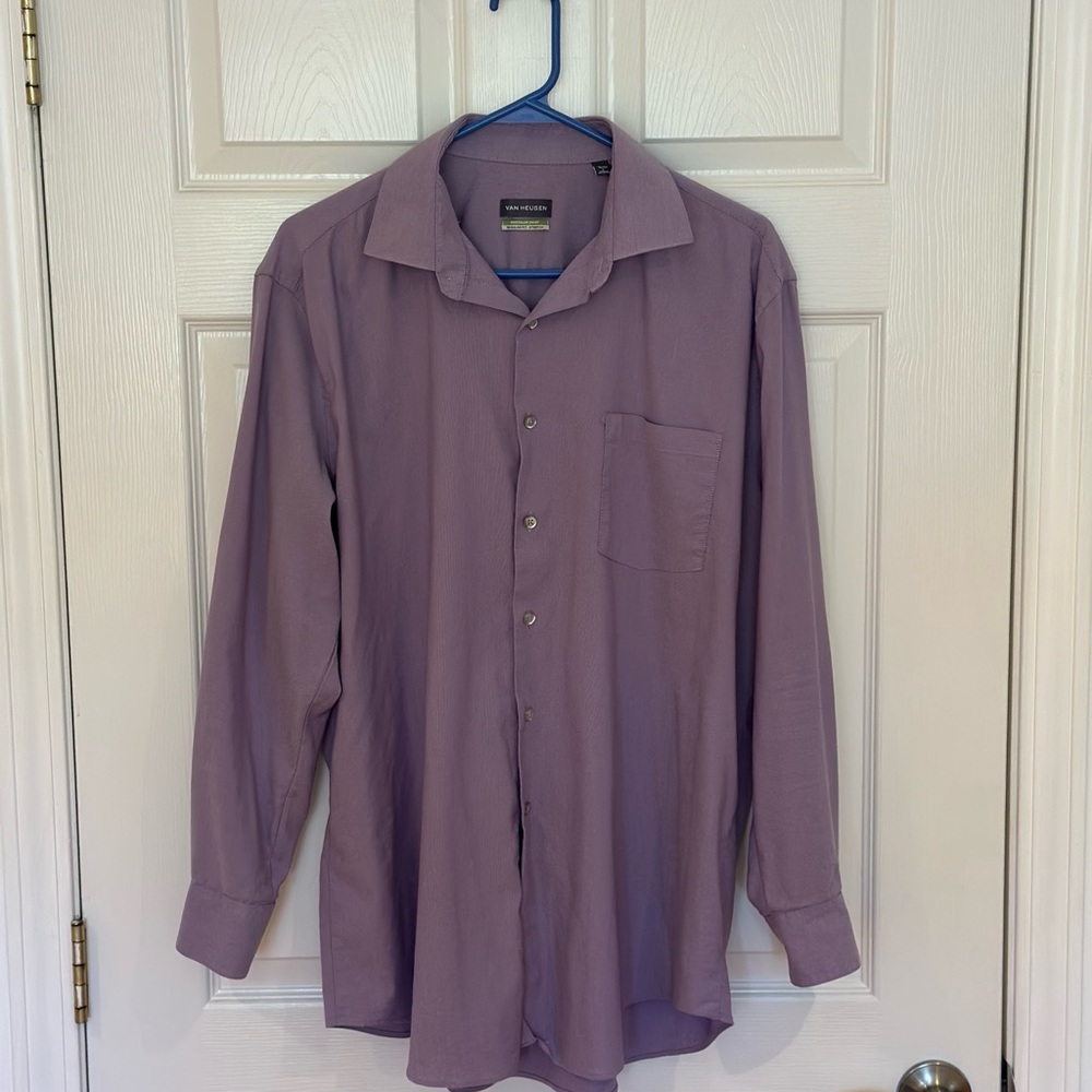 Men’s Purple XL Van Huesen Shirt